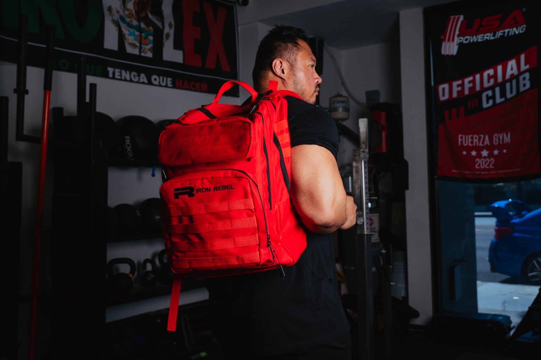 Tactical Gym Backpack (Red) – Iron Rebel Canada